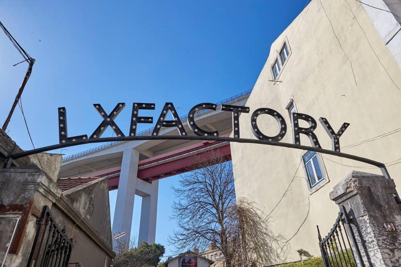 Lx Factory Apartment! Outside Terrace Лиссабон Экстерьер фото